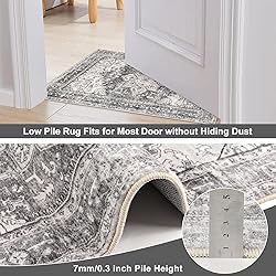Yamaziot Washable Runner Rug, 2x8 Non-Slip Boho