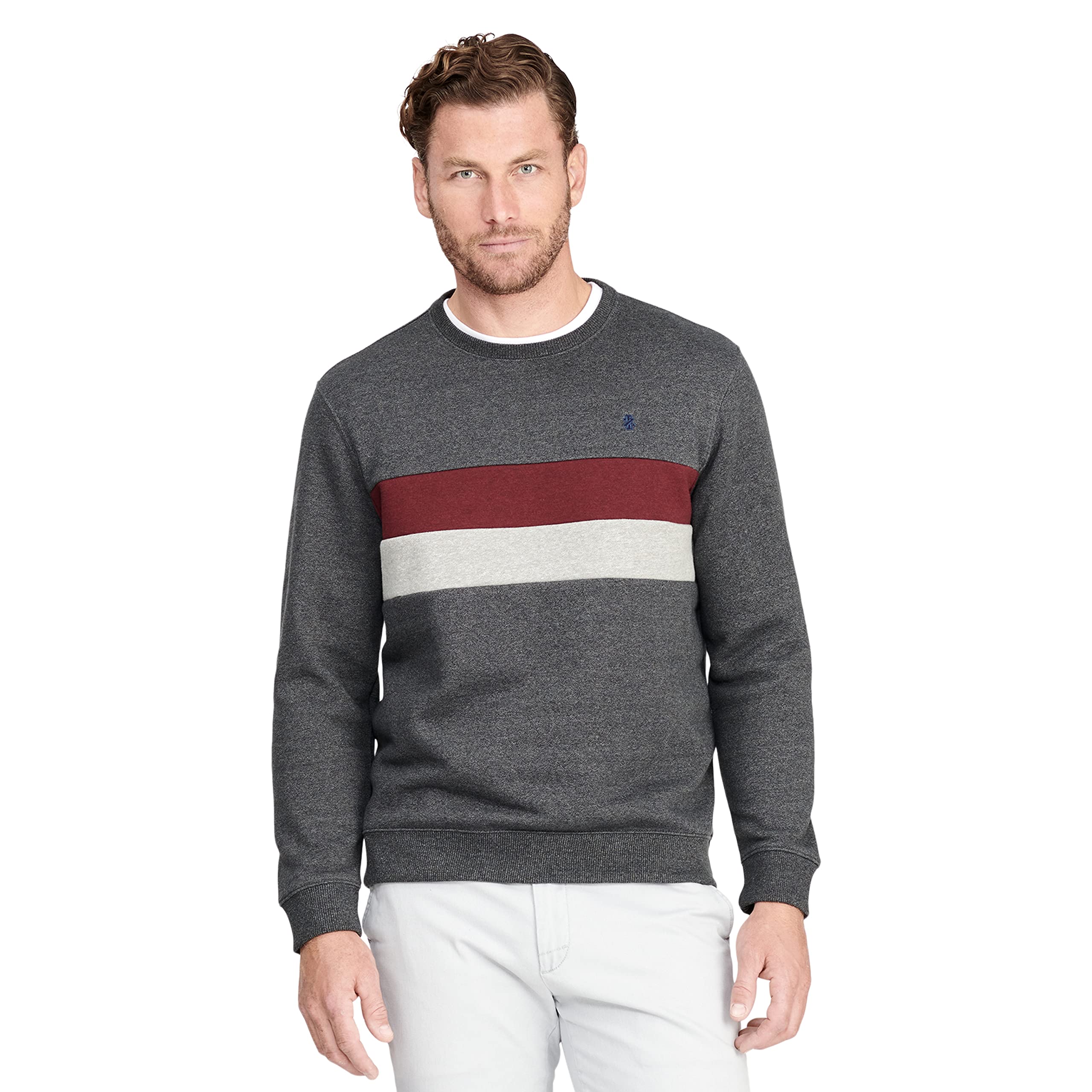 IZOD Men's Advantage Performance Crewneck Fleece