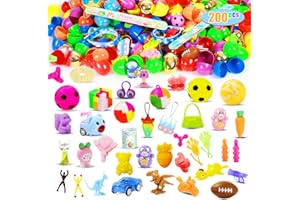 SINFOX 200 Pcs Prefilled Easter Eggs with Toys Inside,Easter Basket Stuffers Gifts in Surprise Eggs,Easter Toys Bulk,Easter Egg Hunt,Prizes Classroom Events,Easter Gifts Bulk,Eggs Fillers,Easte Party Favors