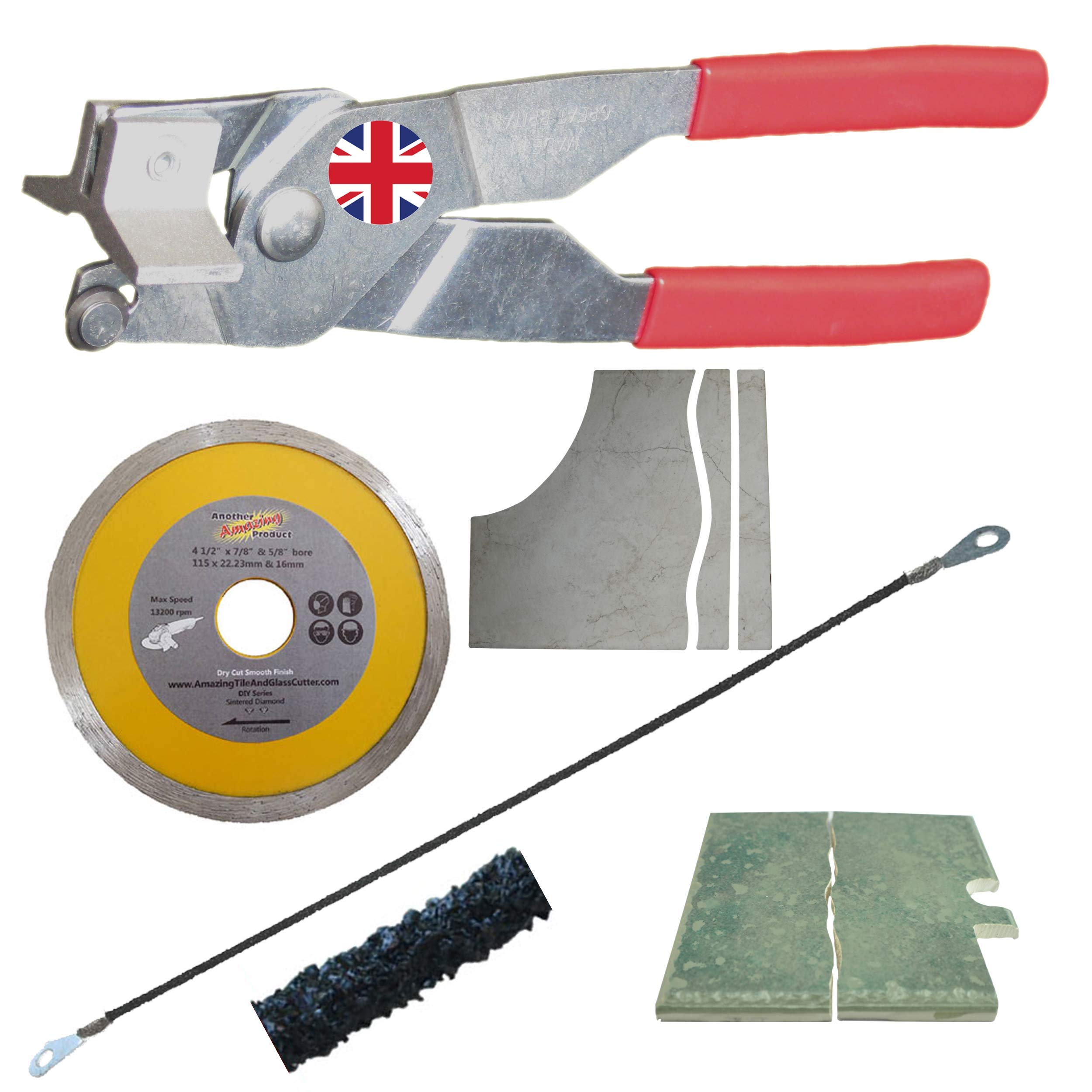 Buy Ceramic Tile Cutter Tile Saw Tile Tools Kit 1 Tile Cutter Hand Tool, 1 Tile Saw 1 Diamond