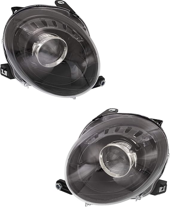 Headlight Assembly Compatible with 20122017 Fiat 500
