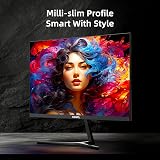 CHiQ 22F650 22 Inch Monitor FHD 1080p 100Hz sRGB 99% HDMI VGA Ultra Slim view 2