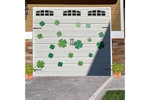 VICTORYSTORE.COM VictoryStore Jumbo St Patrick's Day Garage Door Magnets, 18 Piece Shamrock Garage Mangets St Patricks's Magnets, Indoor or Outdoor Thick Magnets, Garage Door Decals, 20084