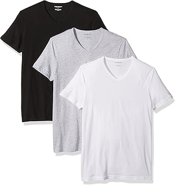 armani black v neck t shirt