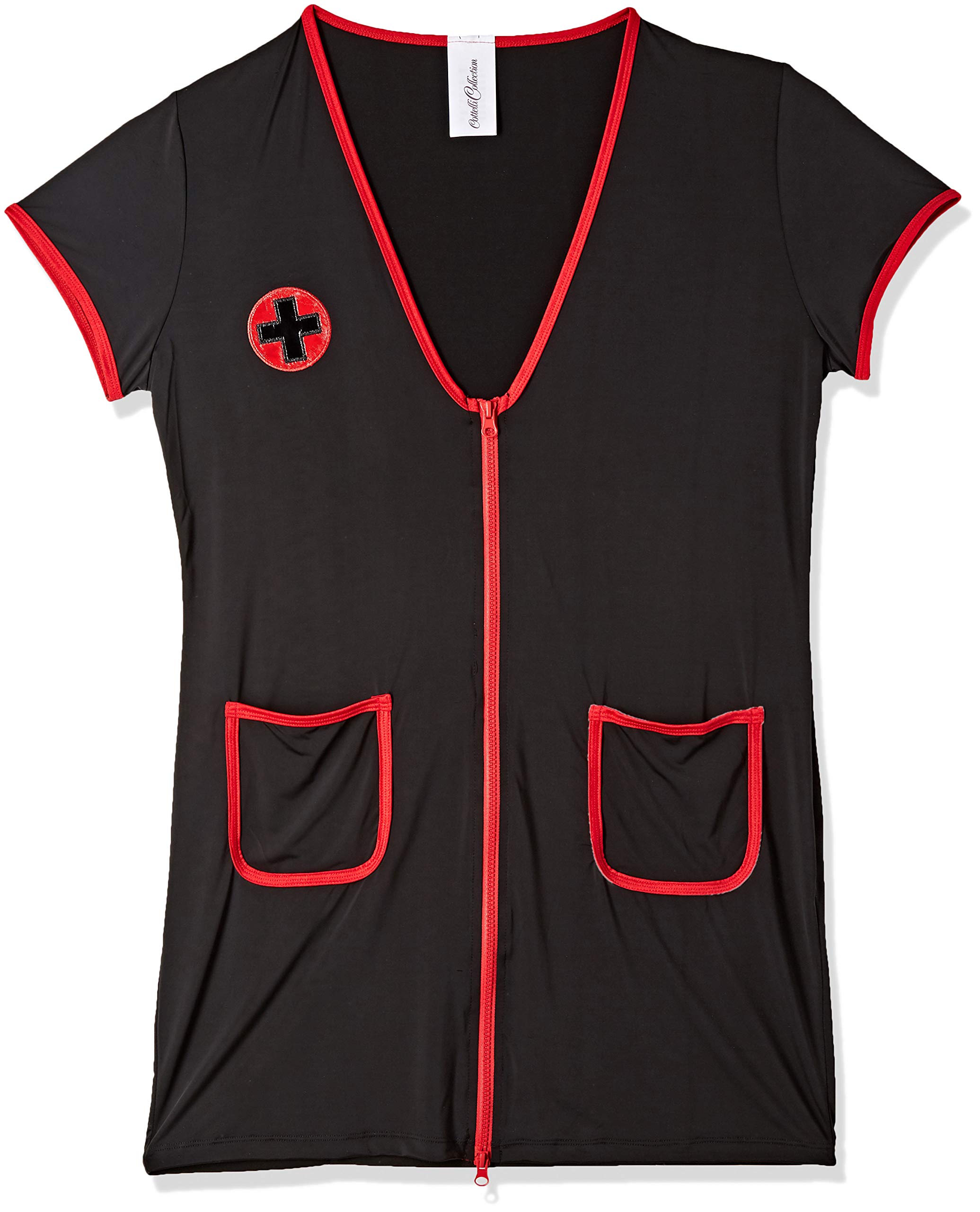 Cottelli Collection Sexy Dessous Mädchen NURSE DRESS, 3 x große