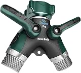 2WAYZ 2 Way Hose Splitter Heavy Duty All Metal Zinc Alloy Garden Faucet Y view 1