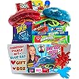 Chamoy Pickle Kit For 2 + Blue Raspberry Pickle Kit Easter Valentines Day Gift Box From Tiktok with Takis chips, Fruit Roll ups, skwinkles and other Mexican candy snacks Variety Pack by Food Crush