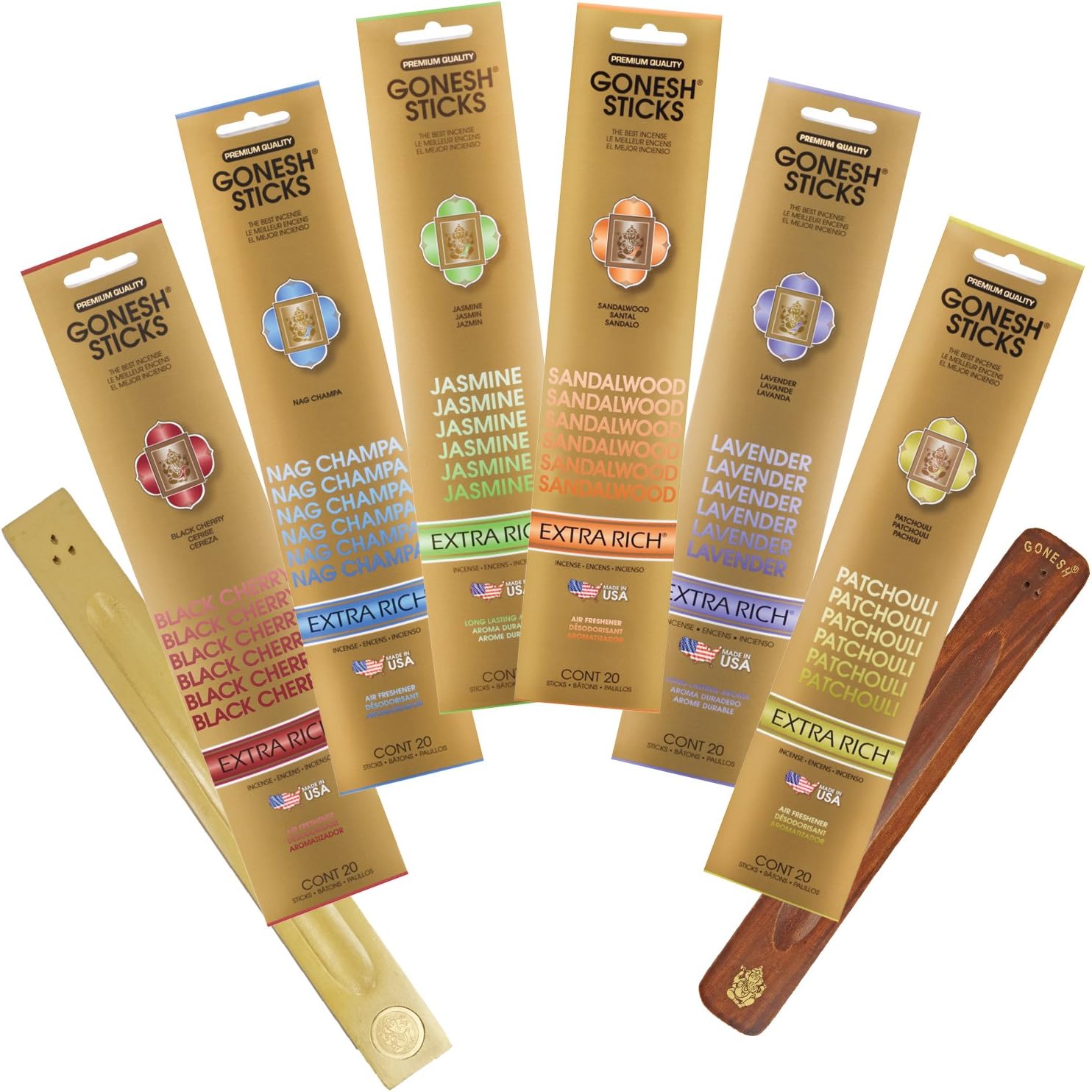 Gonesh Incense Variety Pack Home & Kitchen