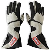 RaceQuip 359603RQP 359 Series Racing Gloves - SFI 3.3/5 - Black/Gray - Medium
