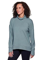 RBX Women's Lightweight Sweater Relaxed Mock Neck