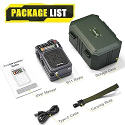 Portable Shortwave Radio - Emgykit 4000mAh