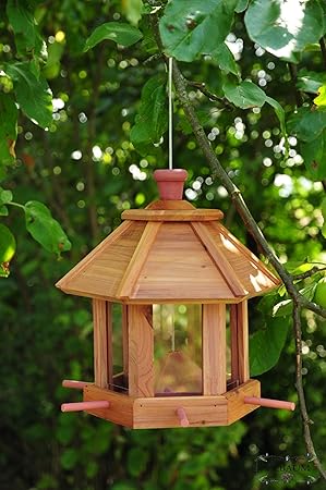 Futterhaus Vogelhaus Mit 6 X Futterdosierer Und Silo Gross
