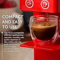 Illy Y3.3 Espresso Machine, Single Serve Coffee
