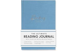 Reading Journal for Book Lovers by epic self – Daily Log Notebook to Remember Plots, Rate Stories & Track Reading Habits – Journal to Record & Review Your Ideas & Memories – Bookworm Companion