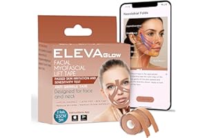 2 Rolls Face Tape for Wrinkles – Face Lift & Neck Lift Tape | Wrinkle Patches for Forehead, Face & Double Chin | Hypoallergen