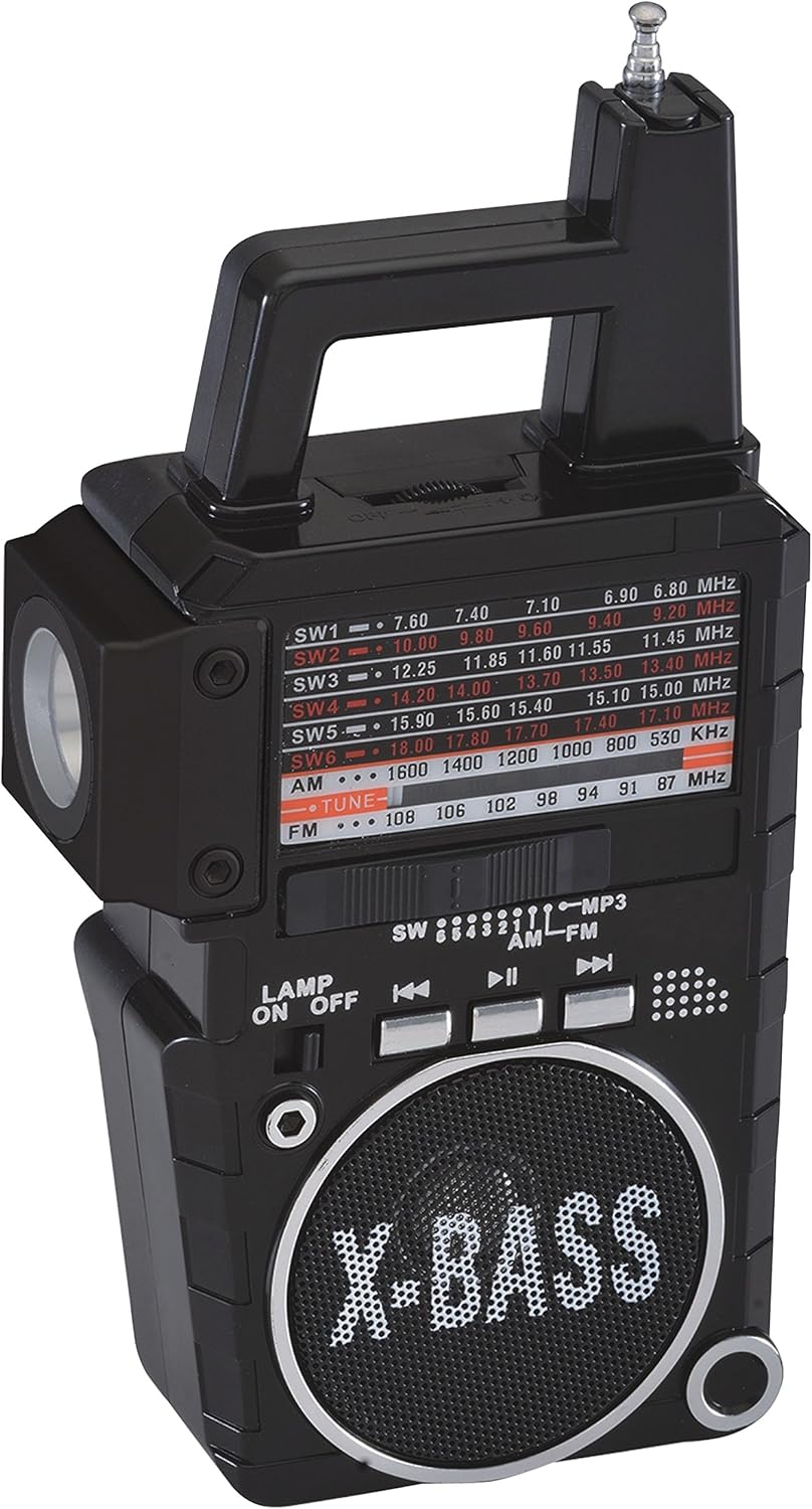 QFX R-7 Portable Shortwave Radio Black: Electronics
