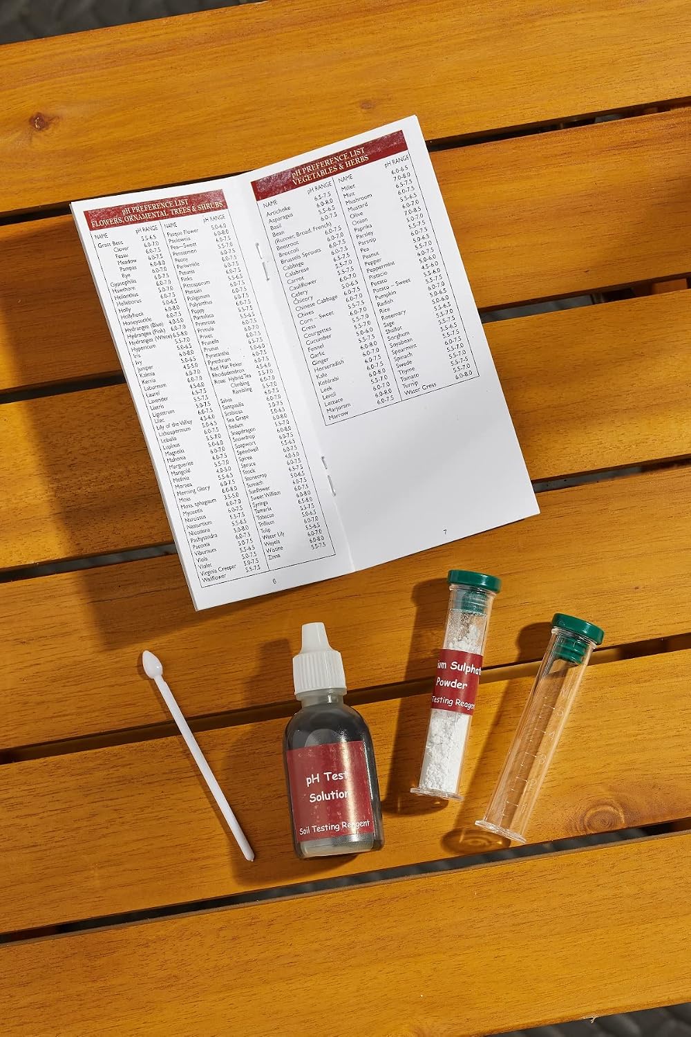 Smart Garden pH Soil Test Kit - 15 Tests for Home Gardening Success