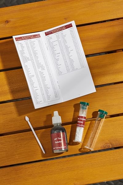 Smart Garden pH Soil Test Kit - 15 Tests for Home Gardening Success