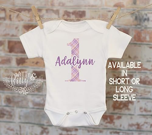 lavender baby onesie