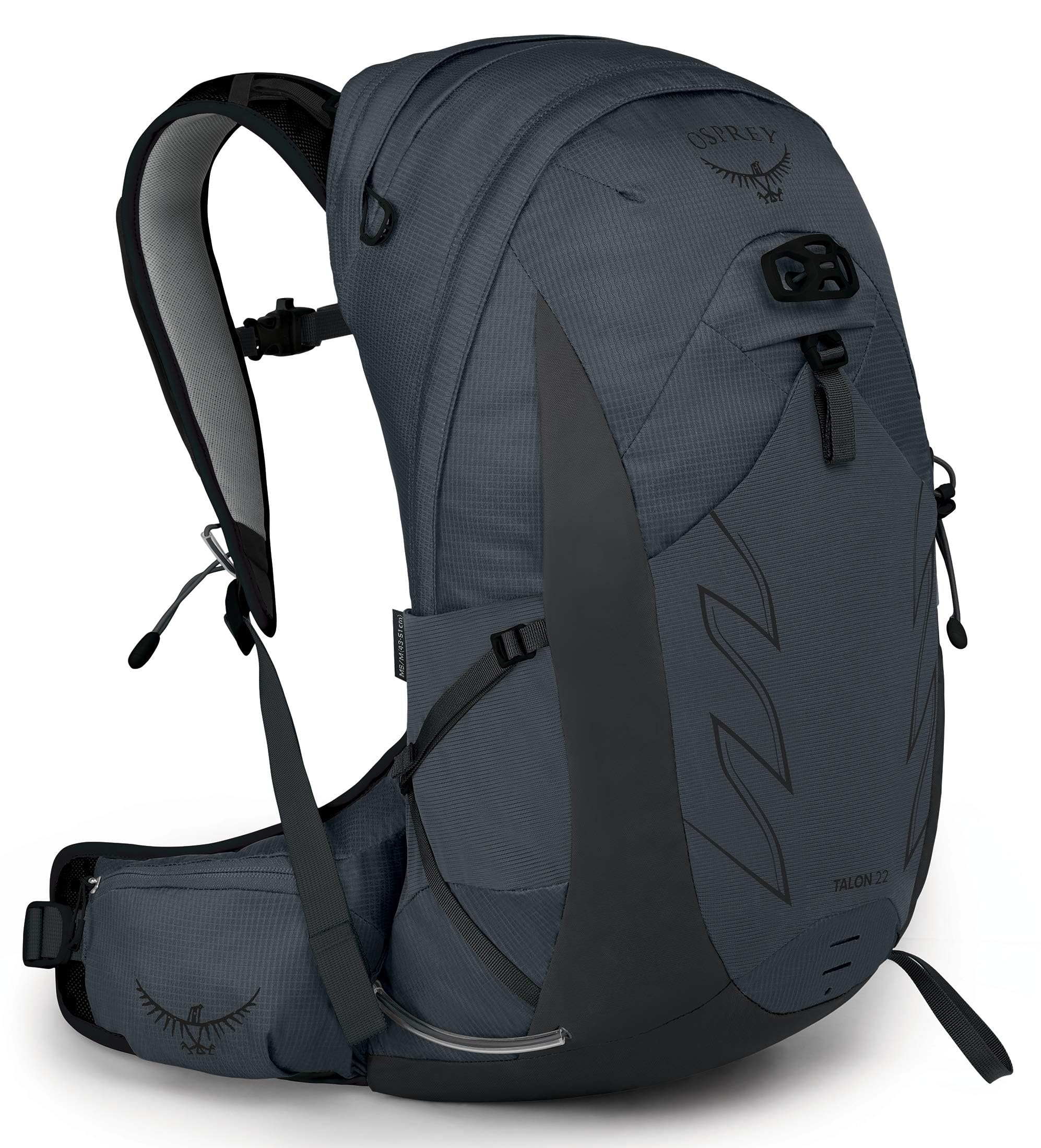 Osprey Europe Talon 22 Men's Hiking Pack Eclipse Grey - S/M