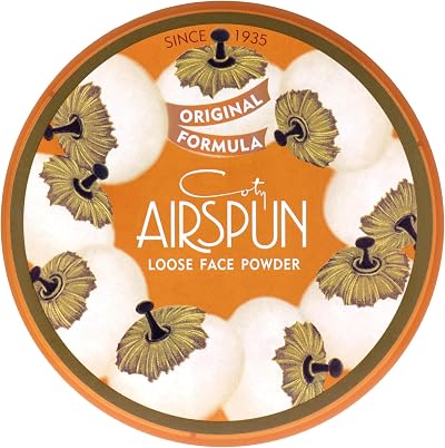 COTY Airspun Loose Face Powder Translucent 2.3 oz Long Lasting Matte Finish
