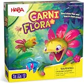 HABA Carni Flora Puzzle &amp; Strategy Board Game, Build Carnivorous Plants, Catch Wooden Flies &amp; Outsmart Opponents, Great Gifts for Smart Kids 6+