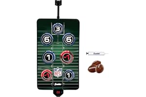 Franklin Sports NFL Electronic Football Target Toss Game - Over The Door Football Throwing Target for Kids - Score N' Sounds Mini Toy Game