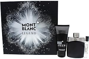 Mont Blanc Legend by Mont Blanc for Men - 3 Pc Gift Set 3.3oz EDT Spray, 0.25oz EDT Spray, 3.3oz After Shave Balm