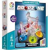 SmartGames Drop Zone - Marble Run Engineering Puzzle, Ages 8+ | Build a run, drop the marbles | Engineering and logic | Kids and adults | 80 challenges | Let gravity do the rest!