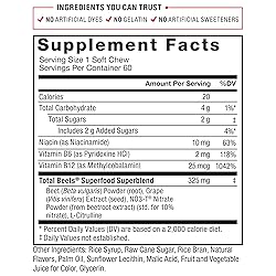 Force Factor Total Beets Soft Chews with
