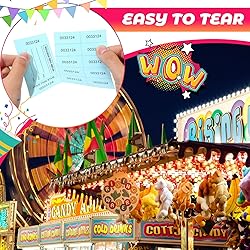 Kosiz 1000 Sheet 10 Bid Raffle Tickets Chinese
