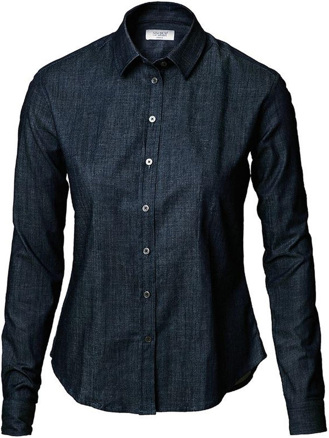 ladies dark denim shirt