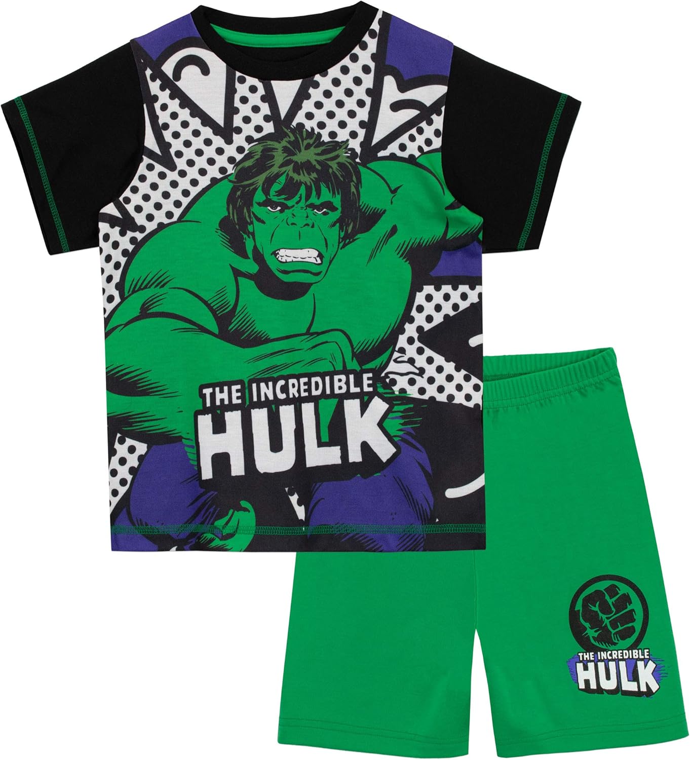 Marvel Boys' The Incredible Hulk Pajamas Clothing