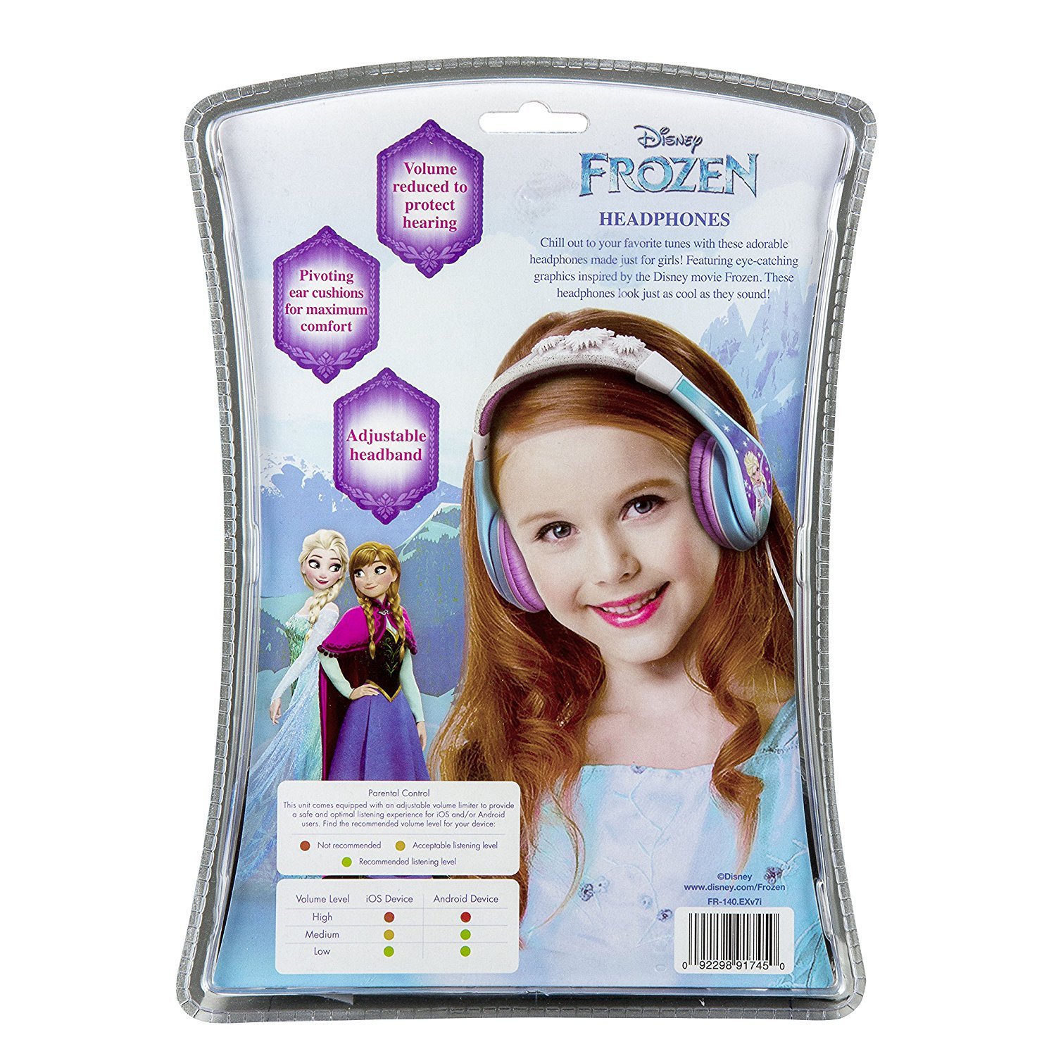ekids fr 140 Disney Frozen Casque avec Volume Ajustable Réglable ekids fr 140 Disney Frozen Casque avec Volume Ajustable Réglable Reine des Neiges Anna et Elsa Bleu Amazon High tech