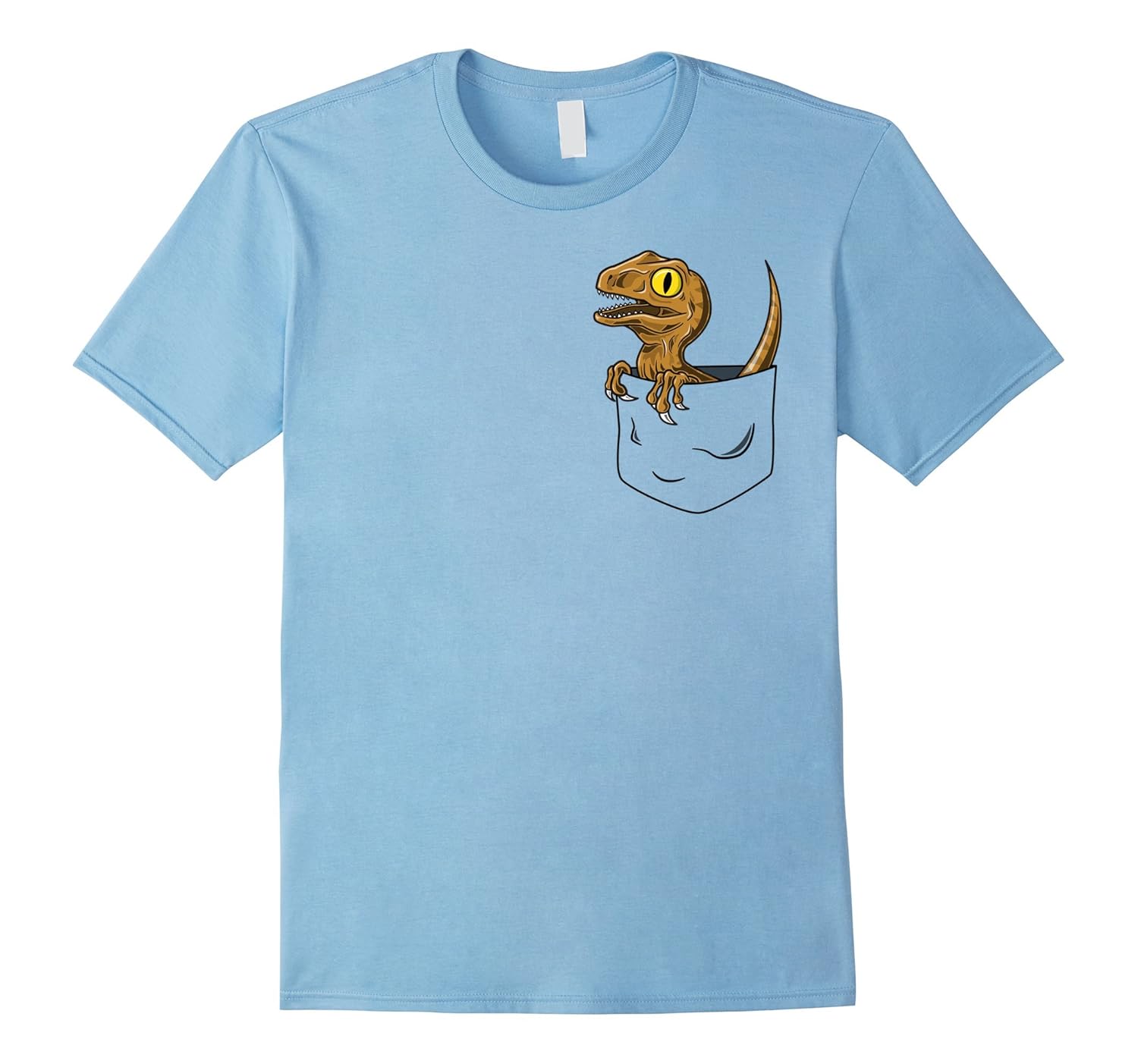 Pocket Raptor T-Shirt | Velociraptor Jurassic Dinosaur Shirt-RT ...