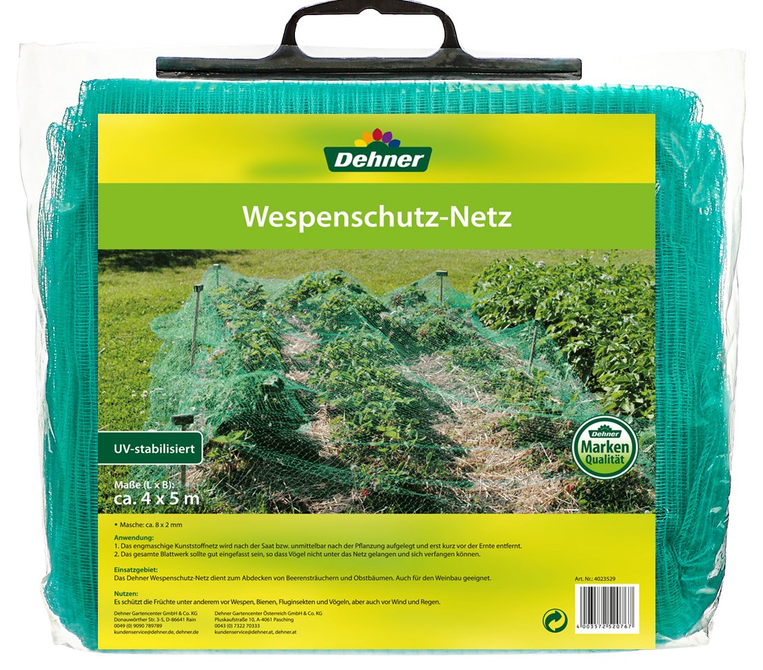 Dehner 4023529 Wasp Mesh, Plastic, Green, 37 x 31 x 10 cm