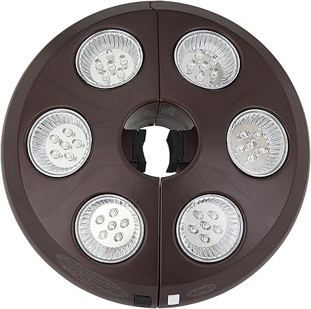 Amazon Com 6 Light Rechargeable Led Umbrella Light Patio Umbrella Lights Garden Outdoor