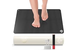 RBFSAH Grounding Mat for Feet 3MM Thickened Earthing Mat Grounding Pad for Improve Sleep, Pain Relief, Inflammation, Reduce Anxiety, Grounding Mats for Working