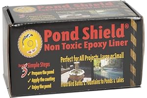 Pond Armor SKU-SKYBLUE-QT-R Non-Toxic Pond Shield Epoxy Paint, 1.5-Quart, Sky Blue