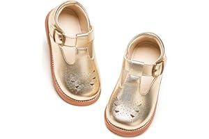 PHIRAMIN Toddler Girl Mary Jane Dress Oxford Shoes-Little Girl School Uniform Shoes for Wedding Party