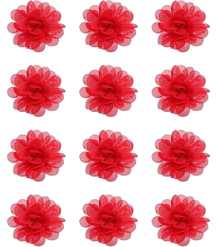 Lot De 1 Fleurs En Tissu Mélangés : Tutoriel De Couture PDF Comprenant 3 Fleurs En Tissu - France