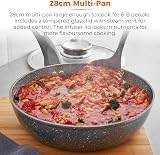 Tower Cerastone Forged Multi-Pan 28 cm Non-Stick Graphite with Infuser Lid view 3