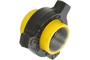 Dixon HU100200 Forged Steel Boss Fitting, Hammer Union, 2" Size, 1000 psi Pressure