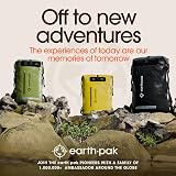 Earth Pak 35L Waterproof Backpack Roll-Top Yellow Front Pocket Phone Case view 8