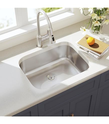 Elkay Edelstahl Einbau-Spüle 15 X 15 X 6 Zoll - Komplettset Mit Armatur Für Bar & Küche