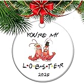 You are My Lobster - Funny Couple Lovers Ornament, Christmas Wedding Shower Boyfriend Girlfriend Anniversary Husband Wife