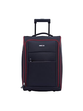 bags r us 36 ltr polyester black cabin trolley bag