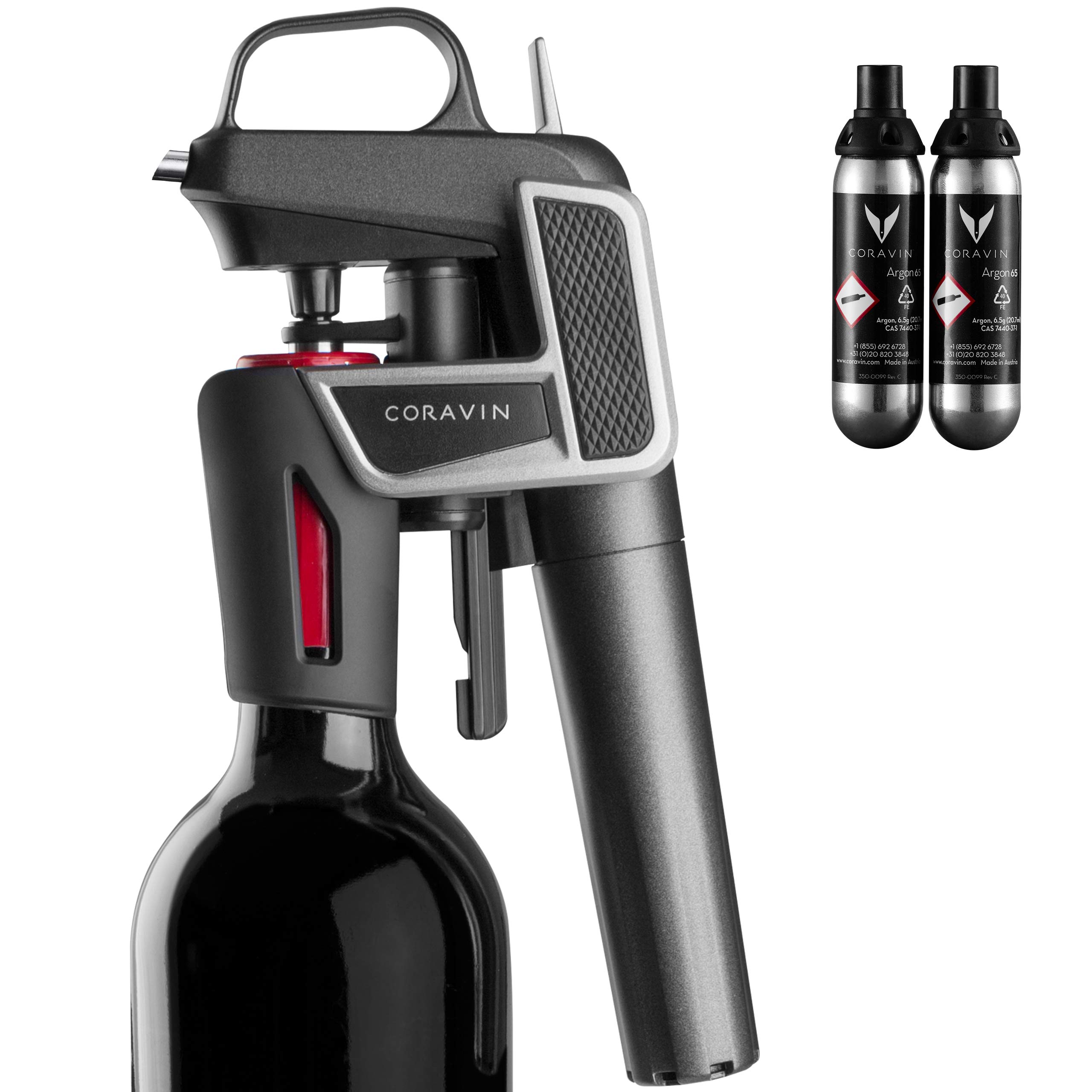 Coravin Model Two Premium Wine Preservation System, Includes 2 Argon