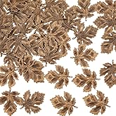 SUPERFINDINGS 40PCS Maple Leaf Charms Alloy Maple Leaf Pendant Charms Large Antique Bronze Enamel Leaves Dangle Charms Fall Enamel Leaf Pendants for DIY Necklace Bracelet Jewelry Making