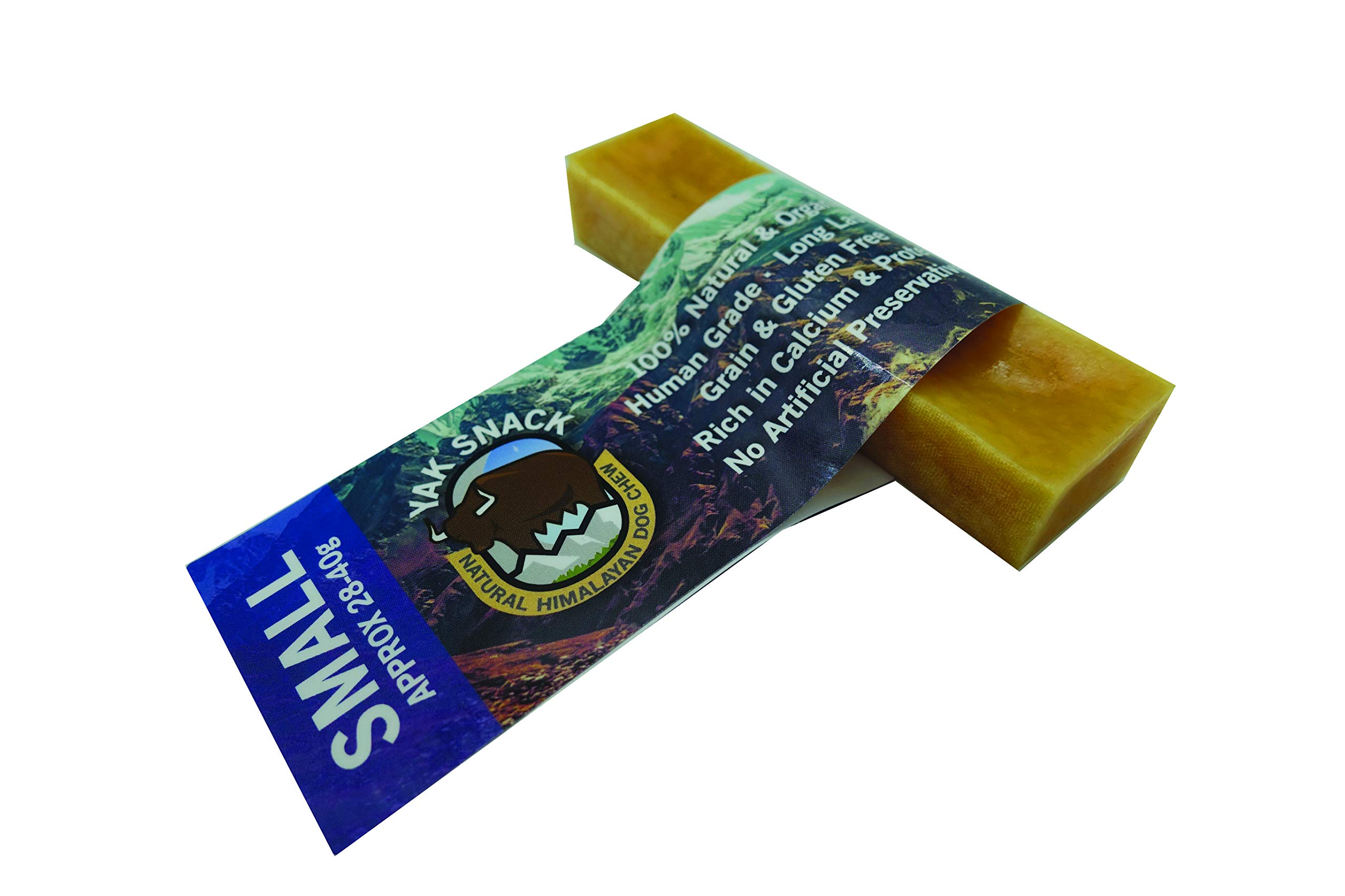 Yak Snack Natural Dog Chew, Small (Approx 28-40g) - 2 Pack